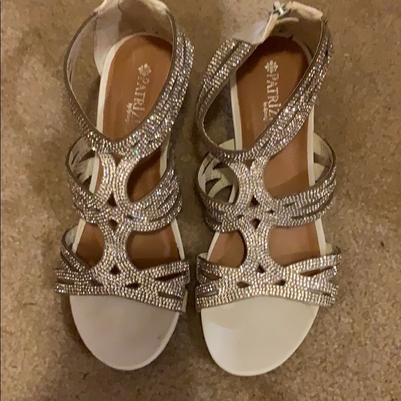 White bling wedges - Picture 1 of 5